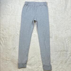 Athletic Works Boys Gray Athletic Leggings Base Layer Pants Youth Activewear